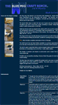 Mobile Screenshot of bluepegcraftbench.co.uk