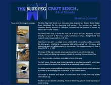 Tablet Screenshot of bluepegcraftbench.co.uk